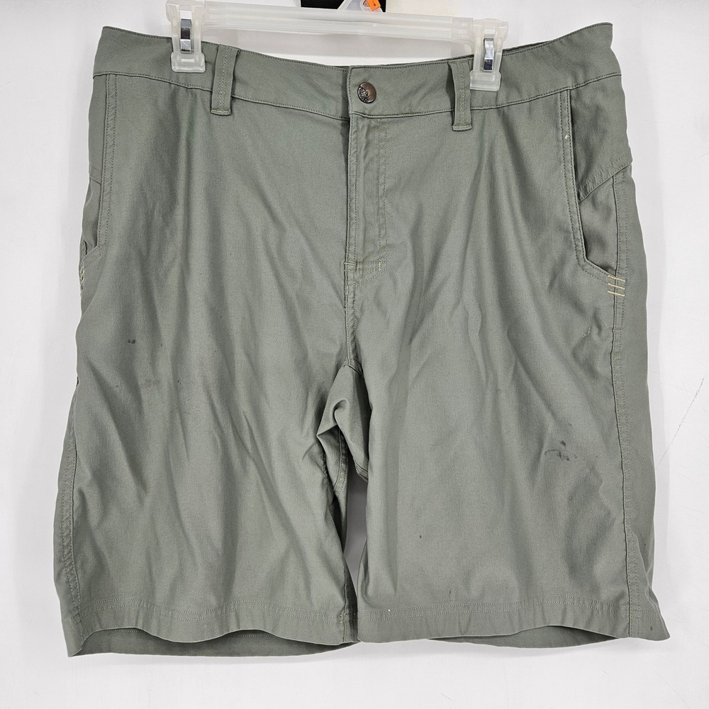 Stio Shorts Mens 36 Gray Coburn Chino Casual Hiking Performance Stretch‎